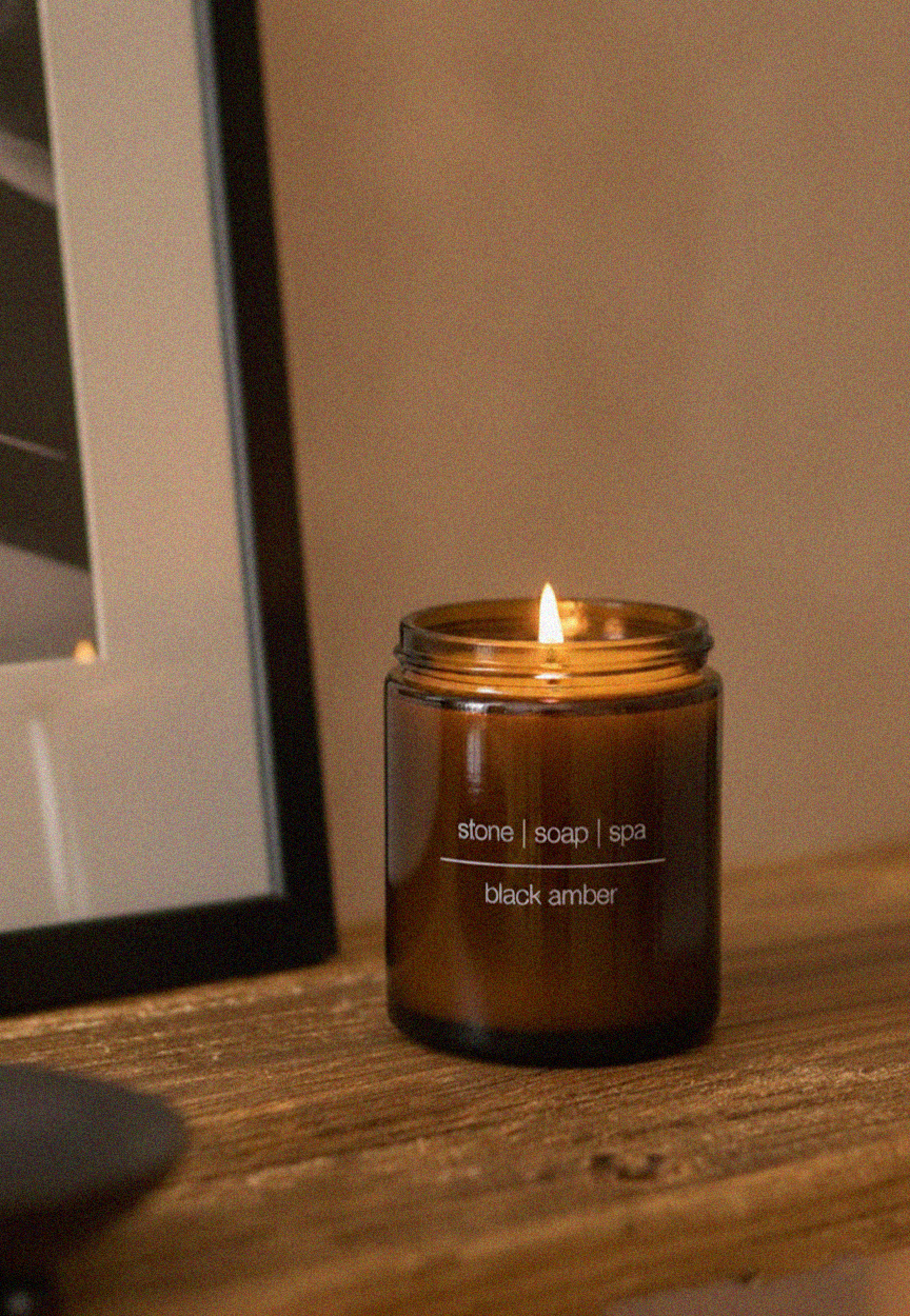 香韻蠟燭 - 暮琥 (black amber)